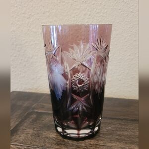 Vintage Nachtmann Highball Lead Crystal Handblown Colored Glass 1